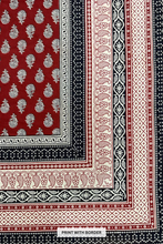 Rajasthani Hand-Block Printed Bed-sheet with Pillow Cover
