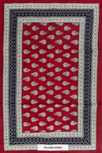Rajasthani Hand-Block Printed Bed-sheet with Pillow Cover