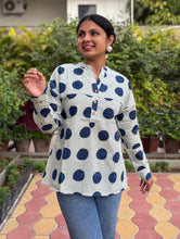 Moon Light Cotton Printed Top