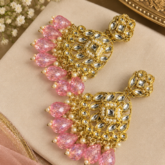 Meera-Gold-tone designer earrings