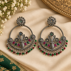 Darshana-Large circular hoop design