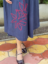 Cotton Flax Neelpari Pleated Dress