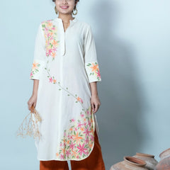 Rajita Hand Painted Cotton Kurta