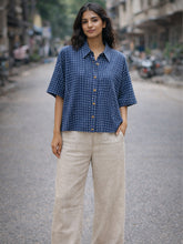 Blue Pebble Printed Top
